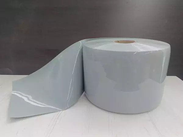 ПВХ завеса серая непрозрачная 2x200